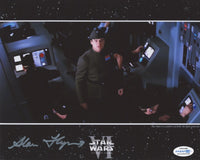 ALAN FLYNG Signed STAR WARS Autographed 8x10 Photo Return of The Jedi ACOA COA