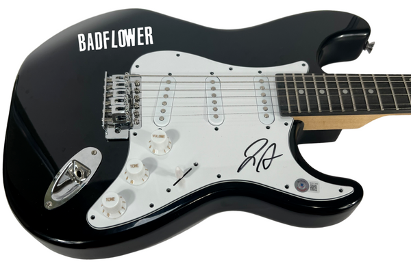 Josh Katz BADFLOWER Signed Autograph Electric Guitar Band Singer Beckett COA