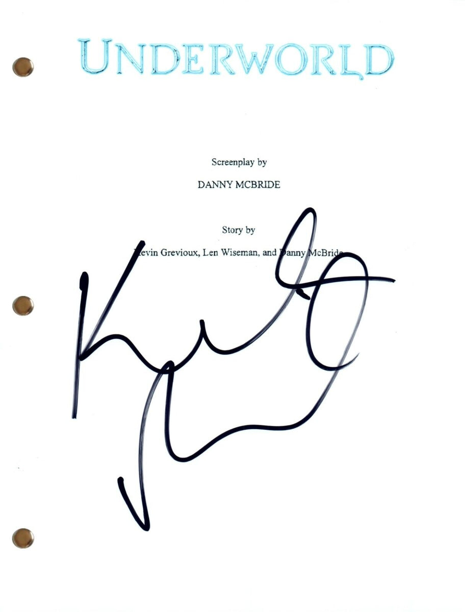 Kate Beckinsale Signed Autograph UNDERWORLD Movie Script Full Screenpl ...