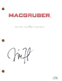 Will Forte Signed Autograph MacGruber Movie Script Full Screenplay ACOA COA