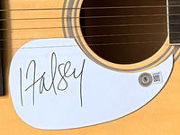 HALSEY Signed Full Size Acoustic Guitar Autograph Manic Badlands Beckett COA