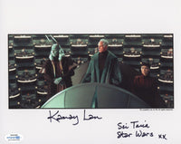 KAMAY LAU Signed STAR WARS Autograph 8x10 Photo Phantom Menace Sei Taria ACOA