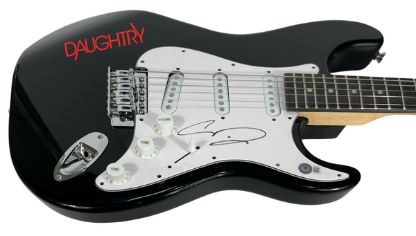 Chris Daughtry Signed Autograph Electric Guitar Daughtry Band Beckett COA