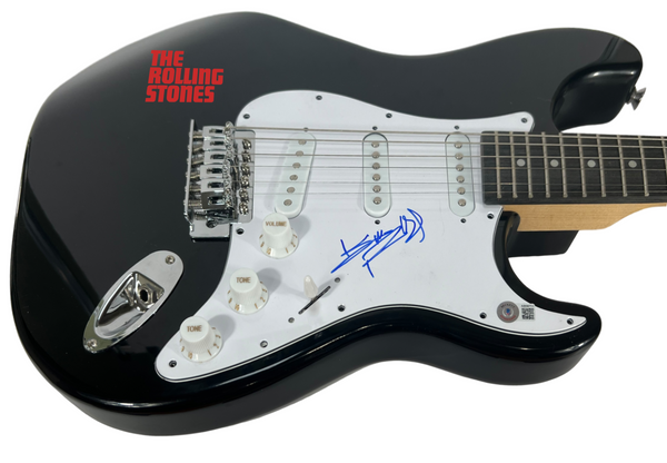 Keith Richards The Rolling Stones Signed Electric Guitar Autograph Beckett COA