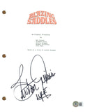 Burton Gilliam Signed Autograph Blazing Saddles Movie Script Screenplay BAS COA