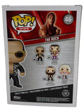 Dwayne Johnson The Rock Signed Autograph WWE The Rock Funko Pop #46 Beckett COA
