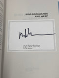 Mark Lanegan Signed Sing Backwards and Weep Book Screaming Trees Mad Season COA