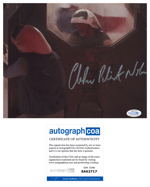 CHRISTOPHER PATRICK NOLAN Signed STAR WARS Autograph 8x10 Photo ROGUE ONE ACOA