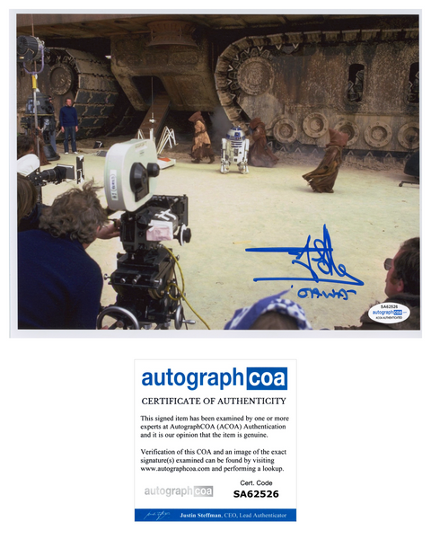 RUSTY GOFFE Signed STAR WARS Autograph 8x10 Photo Jawa A NEW HOPE ACOA COA