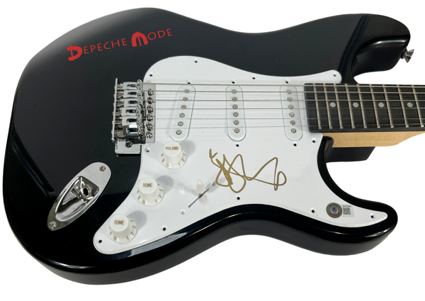 Dave Gahan Signed Electric Guitar DEPECHE MODE Autograph Beckett COA