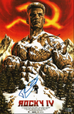 Sylvester Stallone Dolph Lundgren Signed Rocky IV 11x17 Poster Autograph BAS COA