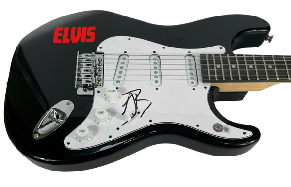 Austin Butler Signed Electric Guitar Elvis Presley Movie Autograph Beckett COA