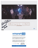 ALISTAIR PETRIE Signed STAR WARS Autograph 8x10 Photo ROGUE ONE ACOA COA