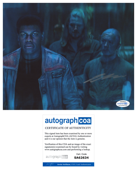 CLEM SO Signed STAR WARS Autograph 8x10 Photo The Force Awakens ACOA COA