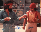 Cheech Marin & Tommy Chong Signed 11x14 Photo Up In Smoke Autograph Beckett COA