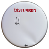 David Draiman DISTURBED Signed 14" Drumhead Band Singer Autograph Beckett COA