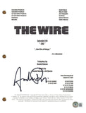 Andre Royo Signed Autograph The Wire 30 Finale Episode Script Bubbles BAS COA