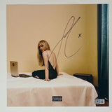 Sabrina Carpenter Signed EMAILS I CAN'T SEND 11x11 Photo + Bone Vinyl BAS COA