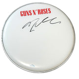 Steven Adler GUNS N' ROSES Signed 12" Drumhead Autograph Drummer ACOA COA