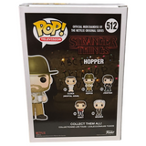 David Harbour Signed Hopper Funko Pop #512 Stranger Things Autograph Beckett COA
