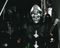 Tobias Forge Ghost Signed 11x14 Photo Papa Emeritus Band Autograph Beckett COA