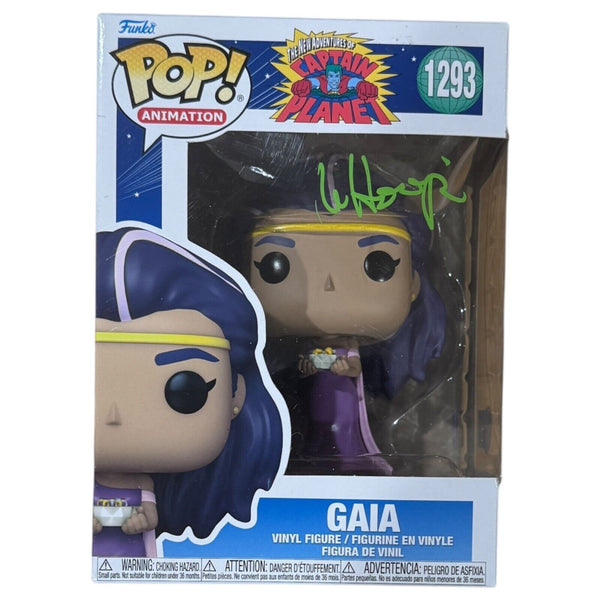 Whoopi Goldberg Signed Funko Pop Gaia Captain Planet and the Planeteers BAS COA