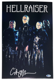 Clive Barker Signed HELLRAISER 11x17 Movie Poster Photo Autograph Beckett COA
