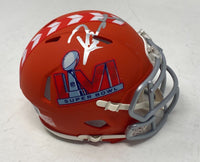 Robert Woods Signed Los Angeles Rams Mini Helmet SB LVI Autograph Beckett COA