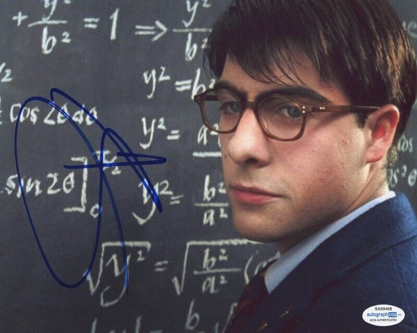 Jason Schwartzman Signed Autograph 8x10 Photo RUSHMORE Wes Anderson ACOA COA