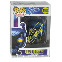 Xolo Mariduena Signed Funko Pop Blue Beetle #1403 Autograph Beckett COA