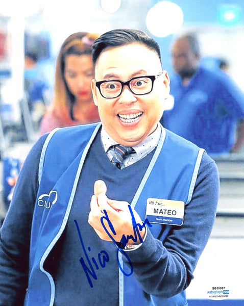 NICO SANTOS Signed SUPERSTORE Autograph 8x10 Photo Actor ACOA COA