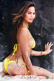 Chrissy Teigen Signed Autograph 10x15 Photo SI Swimsuit Model Beckett COA