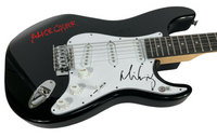 Alice Cooper Signed Autograph Electric Guitar Hollywood Vampires Beckett COA