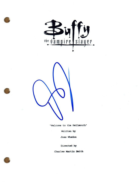 David Boreanaz Signed Autograph Buffy The Vampire Slayer Full Pilot Script COA