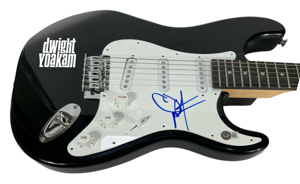 Dwight Yoakam Signed Autograph Electric Guitar Country Music Star Beckett COA