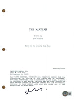 Matt Damon Signed Autograph The Martian Movie Script Full Screenplay Beckett COA