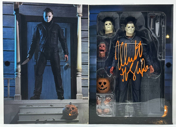 Nick Castle HALLOWEEN Signed Michael Myers Neca Figure Autograph Beckett COA