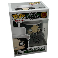 Alice Cooper Signed Autograph Funko Pop Rocks Figure #68 Beckett COA