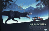 Jeff Goldblum Signed JURASSIC PARK 11x17 Movie Poster Photo Autograph BAS COA
