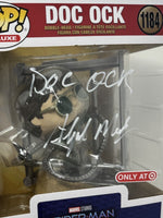 Alfred Molina Signed Spider-Man Doc Ock Funko Pop Deluxe 1184 Autograph BAS COA