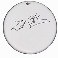 Zak Starkey Signed Autograph 12" Drumhead The Who Oasis Band Drummer Beckett COA