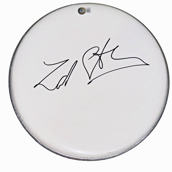 Zak Starkey Signed Autograph 12" Drumhead The Who Oasis Band Drummer Beckett COA