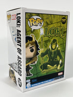 Matt Damon Signed Funko Pop Loki Agent of Asgard Thor Avengers Autograph BAS COA
