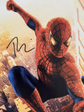 Tobey Maguire Signed Autograph Spider-Man 12x18 Movie Poster Photo Beckett COA