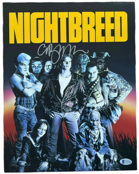 Clive Barker Signed Autograph NIGHTBREED 11x14 Photo Horror Director Beckett COA