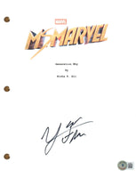 Yasmeen Fletcher Signed Autograph Ms. Marvel Pilot Episode Script Nakia BAS COA
