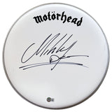 Mikkey Dee MOTORHEAD Signed Autograph 14" Drumhead Drummer Scorpions Beckett COA