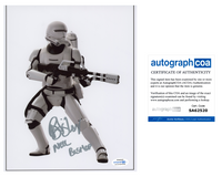 NEIL BISHOP Signed STAR WARS Autograph 8x10 Photo The Force Awakens ACOA COA