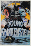 Mel Brooks Signed Autograph Young Frankenstein 12x18 Movie Poster Photo BAS COA