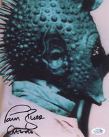 PAUL BLAKE Signed STAR WARS A NEW HOPE Autograph 8x10 Photo GREEDO ACOA COA